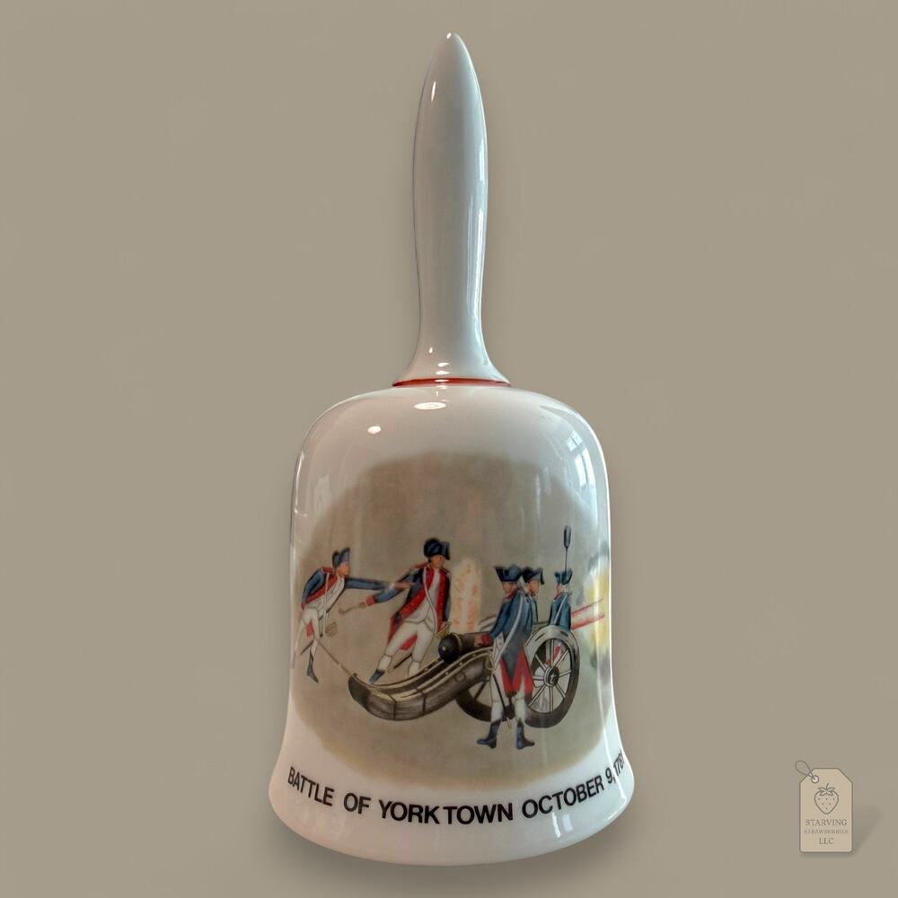 Vintage Danbury Mint Battle of Yorktown Bell & West Germany Porcelain